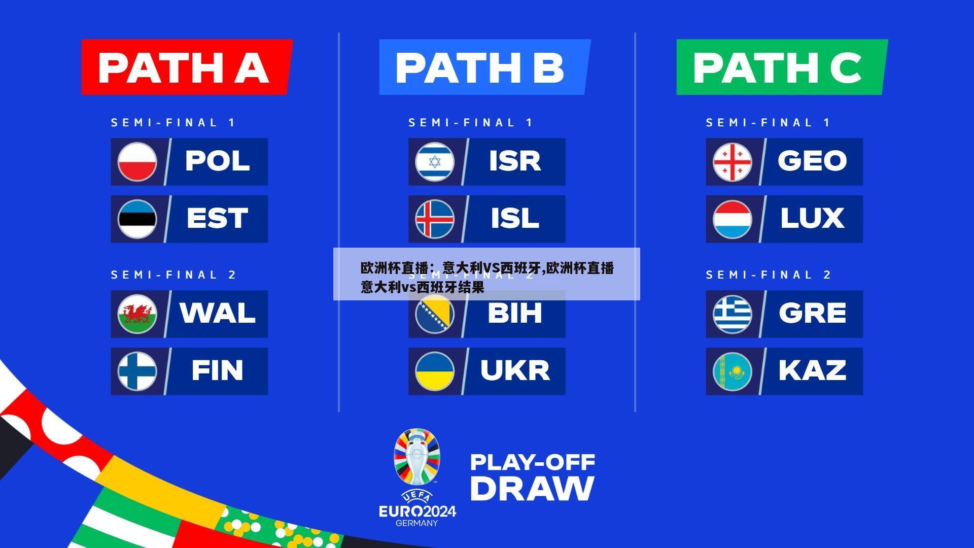 欧洲杯直播：意大利VS西班牙,欧洲杯直播意大利vs西班牙结果